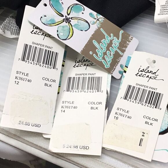 Island Escape Shaper Pant Bikini Bottoms (D) - Picture 6 of 6